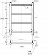 Электрический полотенцесушитель Классика (кнопка включения, телескоп.держатели) - превью фото 3